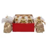 Christmas Forever ANGEL ORN. 7″ CHAMPAGNE/GOLD 9PC/DISPLAY BOX