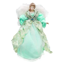 Outlet Christmas Forever ANGEL TREE TOP 16″ BLUE/ AQUA