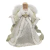 Online Christmas Forever ANGEL TREE TOP 16″ IVORY/GOLD