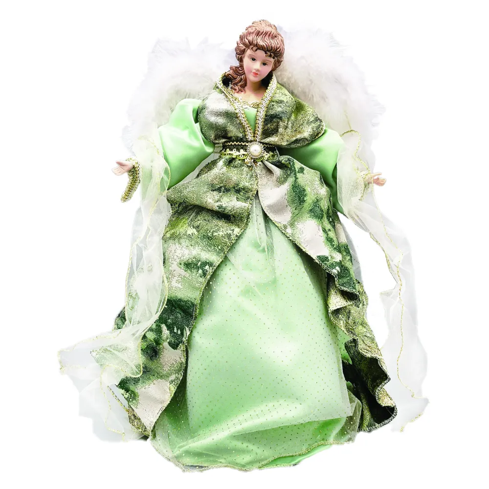 Online Christmas Forever ANGEL TREE TOP 16″ MINT GREEN
