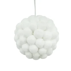 Outlet Christmas Forever BALL COTTON BALLS 4.5″ WHITE