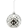 Best Christmas Forever BALL DIAMOND CUT 120MM SHINY SILVER