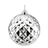 Clearance Christmas Forever BALL DIAMOND CUT 150MM SHINY SILVER