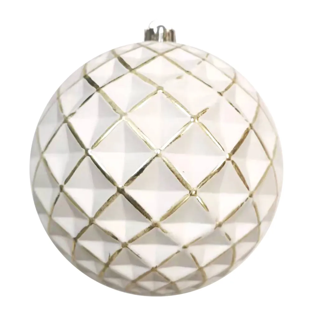 Sale Christmas Forever BALL DIAMOND LOOK 120MM WHITE/ GOLD