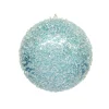Clearance Christmas Forever BALL GLITTER & ICE 150MM ICE BLUE