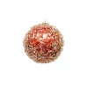 Clearance Christmas Forever BALL GLITTER & ICE 90MM RED
