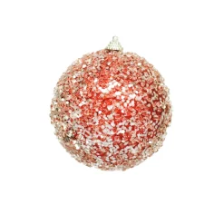 Sale Christmas Forever BALL GLITTER & ICE 110MM RED