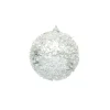 Sale Christmas Forever BALL GLITTER & ICE 90MM SILVER