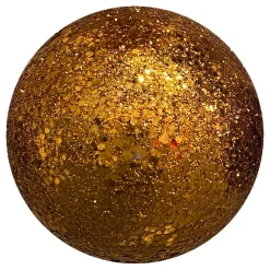 New Christmas Forever BALL GLITTER 100MM COPPER