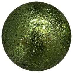 Christmas Forever BALL GLITTER 100MM DARK GREEN