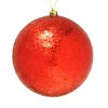 Sale Christmas Forever BALL GLITTER 120MM RED