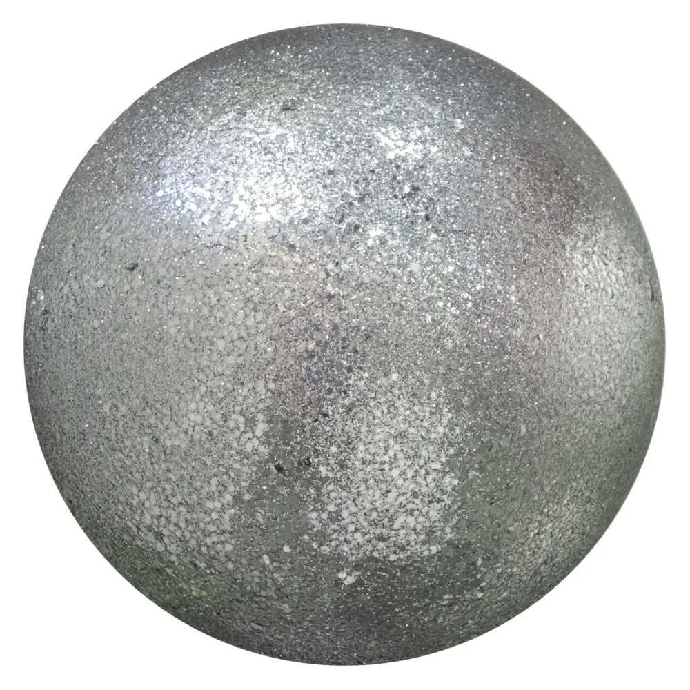Best Christmas Forever BALL GLITTER 250MM SILVER