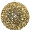Sale Christmas Forever BALL GLITTER-3D 125MM CHAMPAGNE