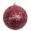 Outlet Christmas Forever BALL GLITTER-MIXED 100MM BOYSENBERRY