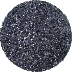 Christmas Forever BALL ICE BEAD & GLITTER 100MM BLACK