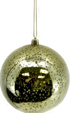 Outlet Christmas Forever BALL MERCURY FINISH 120MM CHAMPAGNE