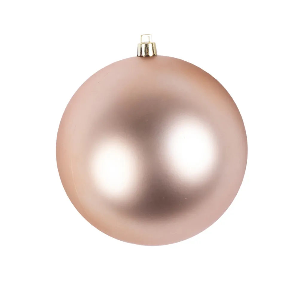 Best Christmas Forever BALL 120MM/5″ METALLIC ROSE GOLD