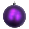 Clearance Christmas Forever BALL 90MM MATT DARK PURPLE