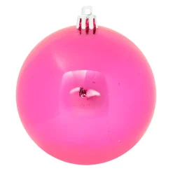 Discount Christmas Forever BALL 90MM SHINY FUCSHIA