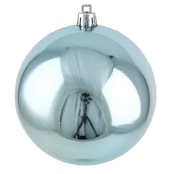 Christmas Forever BALL 90MM SHINY LT BLUE