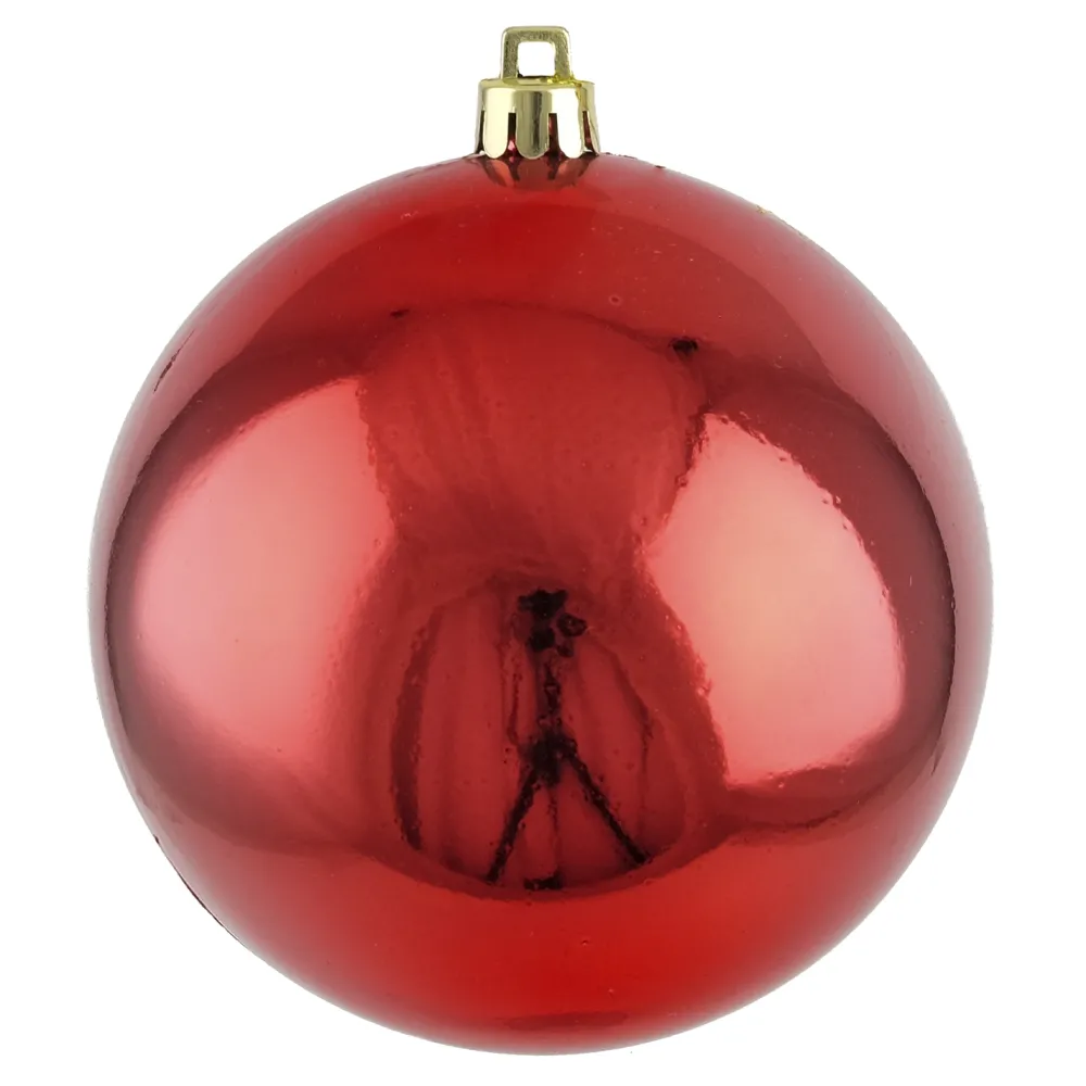 New Christmas Forever BALL 90MM SHINY RED