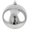 Online Christmas Forever BALL 90MM SHINY SILVER