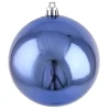 Christmas Forever BALL 90MM SHINY STEEL BLUE