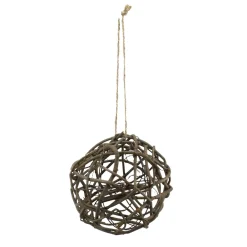 Best Christmas Forever BALL NATURAL RATTAN BROWN 4″