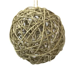 Outlet Christmas Forever BALL NATURAL RATTAN TAN 5″