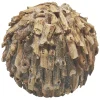 Sale Christmas Forever BALL NATURAL TWIG LOOK 6.5″ NATURAL FROSTED