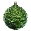 Sale Christmas Forever BALL PINECONE LOOK 100MM SHINY GREEN