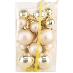 Online Christmas Forever BALLS BOXED 27PC 50/60/80MM GOLD SHINY/ MATT