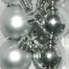 Outlet Christmas Forever BALLS BOXED 16PC 35MM SILVER SHY/ MATT