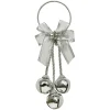Online Christmas Forever BELL SILVER-SHINY 9.5″ 30MMx3 DOOR HANGER W/ SILVER BOW