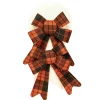 Hot Christmas Forever BOW RED/ BLACK PLAID 5.5″X7″ 2PCS