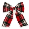 Best Christmas Forever BOW RED/ BLACK/ WHITE PLAID 11″ X14″
