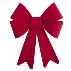 Online Christmas Forever BOW RED VELVET 14″X20″ FORMED/ PVC BACKING