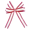 Sale Christmas Forever BOW RED/WHITE W/ WIRE EDGE15.5″ W/ GLITTER