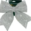 New Christmas Forever BOW SILVER SEQUIN 10.5″ X 13.5″