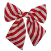 New Christmas Forever BOW SPONGE/FABRIC 8.5″ CANDY CANE STRIPE
