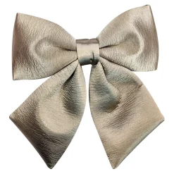 Clearance Christmas Forever BOW SPONGE/FABRIC 13″ GOLD