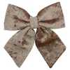 Christmas Forever BOW SPONGE/FABRIC 8.5″ ROSE GOLD VELVET
