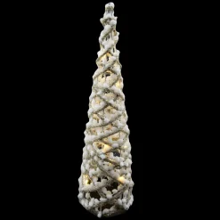 Sale Christmas Forever CONE TREE ROPE 20″ LED W/ ZIGZAG ROPE B/O