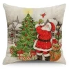 New Christmas Forever CUSHION DECORATIVE 16″x16″ SANTA SCENE