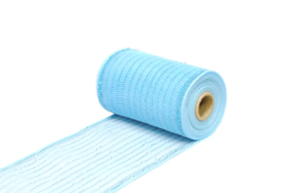 Sale Christmas Forever DECOR MESH 06″ X 20 YDS BLUE (SKY) SPARKLE