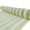 Clearance Christmas Forever DECOR MESH 21″ X 10 YDS WHITE W/ LIME/SILVER STRIPE