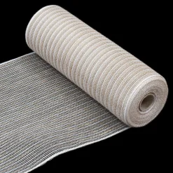 Online Christmas Forever DECOR MESH 10.5″x10 YDS NAT WHITE/NATURAL LINEN LOOK