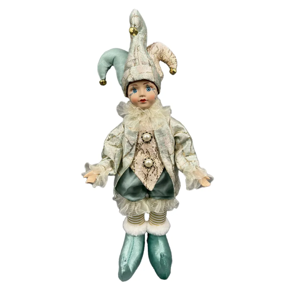New Christmas Forever DOLL STANDING 18″ MINT/GOLD