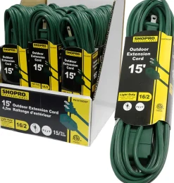Online Christmas Forever EXT. CORD O/D 16/2 4.5M 3- OUTLET GREEN WIRE