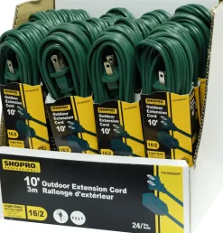 Best Christmas Forever EXT. CORD O/D 16/2 3M 3-OUTLET GREEN WIRE